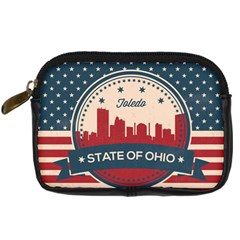 Retro Toledo Skyline Digital Camera Cases by Bigfootshirtshop