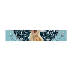 It s Winter And Christmas Time, Cute Kitten And Dogs Flano Scarf (mini) by FantasyWorld7