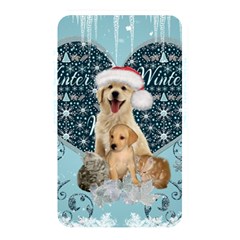 It s Winter And Christmas Time, Cute Kitten And Dogs Memory Card Reader by FantasyWorld7