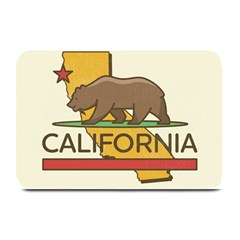 California Bear Plate Mats by Bigfootshirtshop