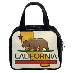 California Bear Classic Handbags (2 Sides) by Bigfootshirtshop