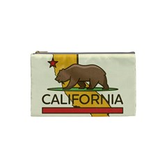 California Bear Cosmetic Bag (small)  by Bigfootshirtshop