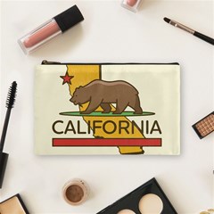 California Bear Cosmetic Bag (medium)  by Bigfootshirtshop