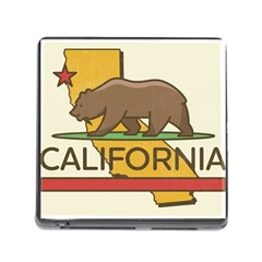 California Bear Memory Card Reader (square) by Bigfootshirtshop