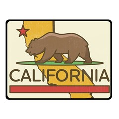 California Bear Fleece Blanket (small) by Bigfootshirtshop