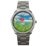 Beauty Nature Scene Photo Sport Metal Watch Front