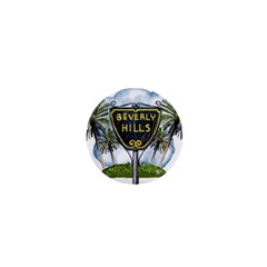 Beverly Hills 1  Mini Buttons by Bigfootshirtshop