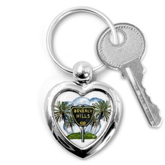 Beverly Hills Key Chains (heart)  by Bigfootshirtshop