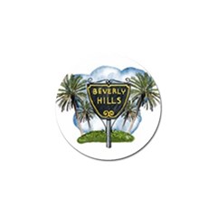 Beverly Hills Golf Ball Marker (4 Pack) by Bigfootshirtshop