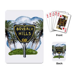 Beverly Hills Playing Card by Bigfootshirtshop