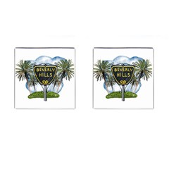 Beverly Hills Cufflinks (square) by Bigfootshirtshop