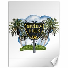 Beverly Hills Canvas 12  X 16   by Bigfootshirtshop