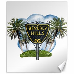 Beverly Hills Canvas 20  X 24   by Bigfootshirtshop