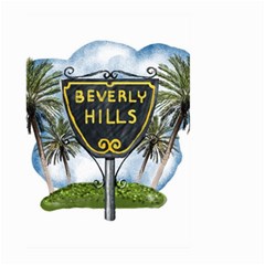 Beverly Hills Large Garden Flag (two Sides) by Bigfootshirtshop