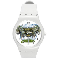 Beverly Hills Round Plastic Sport Watch (m) by Bigfootshirtshop