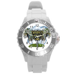 Beverly Hills Round Plastic Sport Watch (l) by Bigfootshirtshop