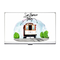 San Francisco Trolley California Bear Business Card Holders by Bigfootshirtshop