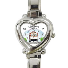 San Francisco Trolley California Bear Heart Italian Charm Watch by Bigfootshirtshop