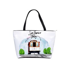 San Francisco Trolley California Bear Shoulder Handbags by Bigfootshirtshop