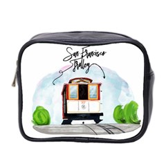 San Francisco Trolley California Bear Mini Toiletries Bag 2-side by Bigfootshirtshop