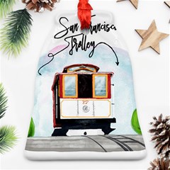 San Francisco Trolley California Bear Ornament (bell) by Bigfootshirtshop