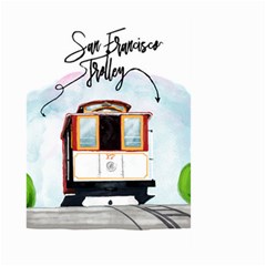 San Francisco Trolley California Bear Large Garden Flag (two Sides) by Bigfootshirtshop