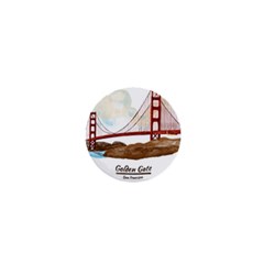 San Francisco Golden Gate Bridge 1  Mini Buttons by Bigfootshirtshop