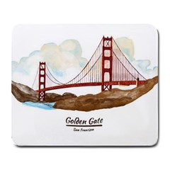 San Francisco Golden Gate Bridge Large Mousepads by Bigfootshirtshop