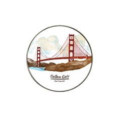 San Francisco Golden Gate Bridge Hat Clip Ball Marker by Bigfootshirtshop