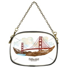 San Francisco Golden Gate Bridge Chain Purses (two Sides)  by Bigfootshirtshop