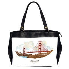 San Francisco Golden Gate Bridge Office Handbags (2 Sides)  by Bigfootshirtshop