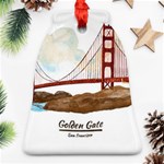 San Francisco Golden Gate Bridge Ornament (Bell) Front