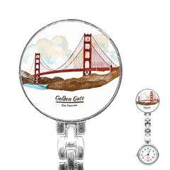 San Francisco Golden Gate Bridge Stainless Steel Nurses Watch by Bigfootshirtshop