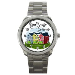 San Francisco Alamo Square Sport Metal Watch by Bigfootshirtshop