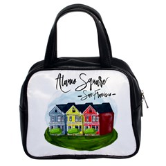 San Francisco Alamo Square Classic Handbags (2 Sides) by Bigfootshirtshop