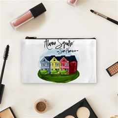 San Francisco Alamo Square Cosmetic Bag (small)  by Bigfootshirtshop