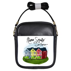 San Francisco Alamo Square Girls Sling Bags by Bigfootshirtshop