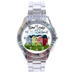 San Francisco Alamo Square Stainless Steel Analogue Watch by Bigfootshirtshop