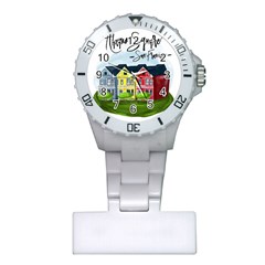 San Francisco Alamo Square Plastic Nurses Watch by Bigfootshirtshop