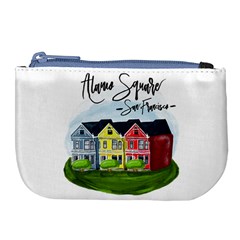 San Francisco Alamo Square Large Coin Purse by Bigfootshirtshop