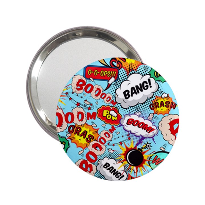 Comic Pattern 2.25  Handbag Mirrors