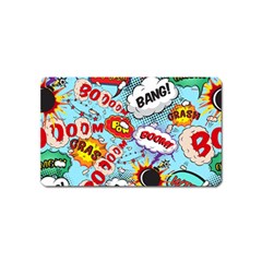 Comic Pattern Magnet (name Card) by Bigfootshirtshop