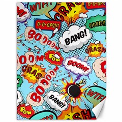 Comic Pattern Canvas 36  X 48   by Bigfootshirtshop