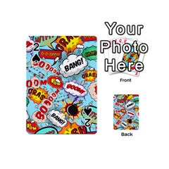 Comic Pattern Playing Cards 54 (mini)  by Bigfootshirtshop