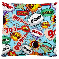 Comic Pattern Standard Flano Cushion Case (two Sides)