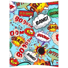 Comic Pattern Back Support Cushion by Bigfootshirtshop