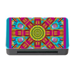 Sunny And Bohemian Sun Shines In Colors Memory Card Reader With Cf by pepitasart