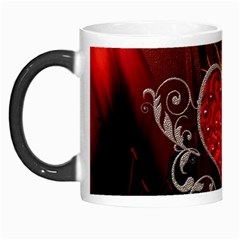 Wonderful Heart With Wings, Decorative Floral Elements Morph Mugs by FantasyWorld7