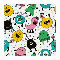 Cute And Fun Monsters Pattern Medium Glasses Cloth by Bigfootshirtshop