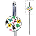 Cute And Fun Monsters Pattern Book Mark Front